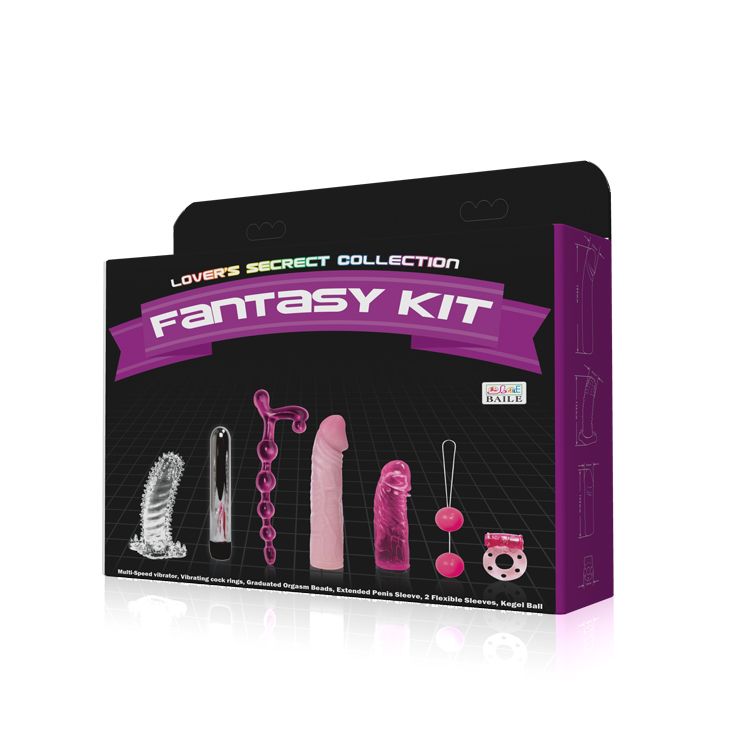 Набор для любовных игр Fantasy Kit из 7 предметов - фото 145985 Набор для любовных игр Fantasy Kit из 7 предметов - фото 145985