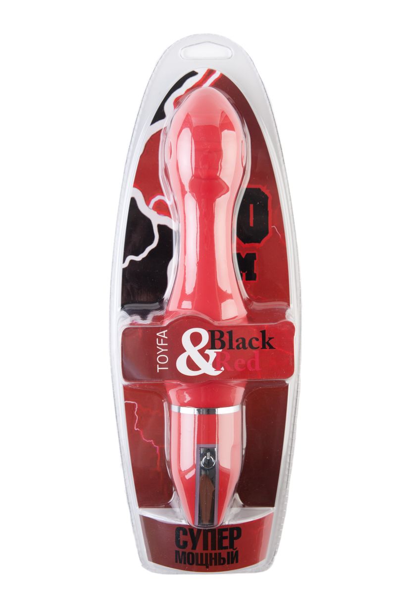 Красный анальный вибромассажёр из силикона - 27 см. - фото 146090 Красный анальный вибромассажёр из силикона - 27 см. - фото 146090