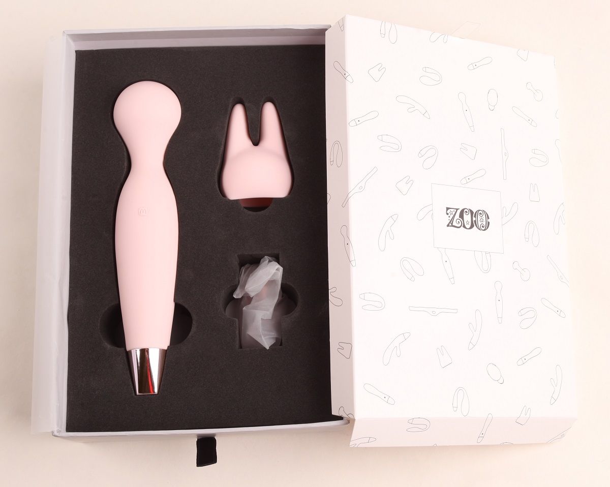 Хай-тек вибромассажёр-газель со съёмной насадкой Gazella - 21,8 см. - фото 146222