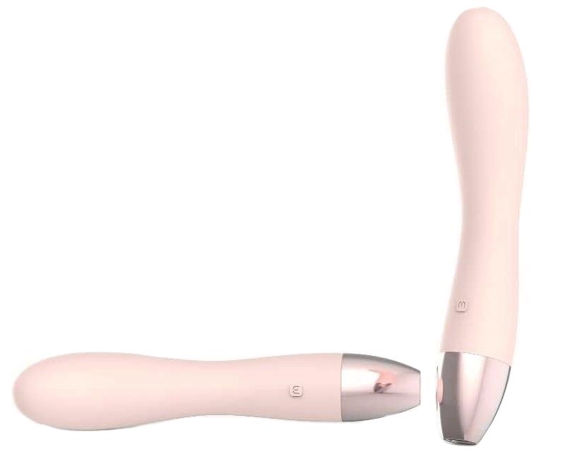 Силиконовый хай-тек вибромассажёр-жираф Giraffe - 16 см. - фото 146224