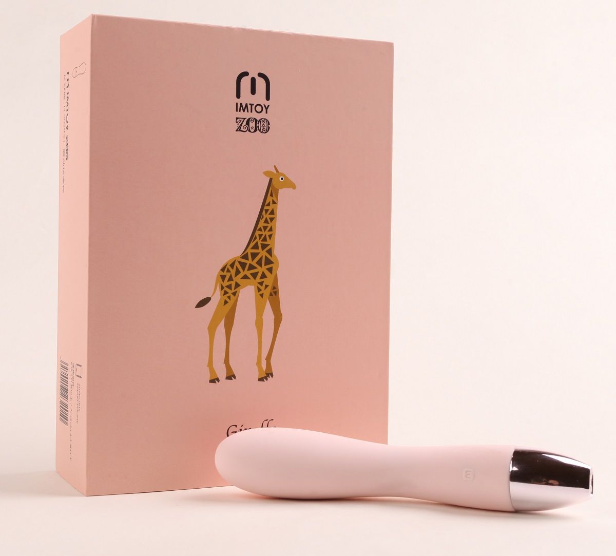 Силиконовый хай-тек вибромассажёр-жираф Giraffe - 16 см. - фото 146228