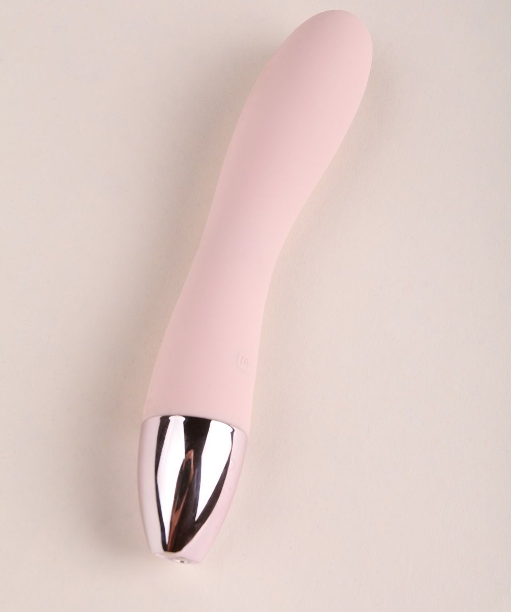 Силиконовый хай-тек вибромассажёр-жираф Giraffe - 16 см. - фото 146231