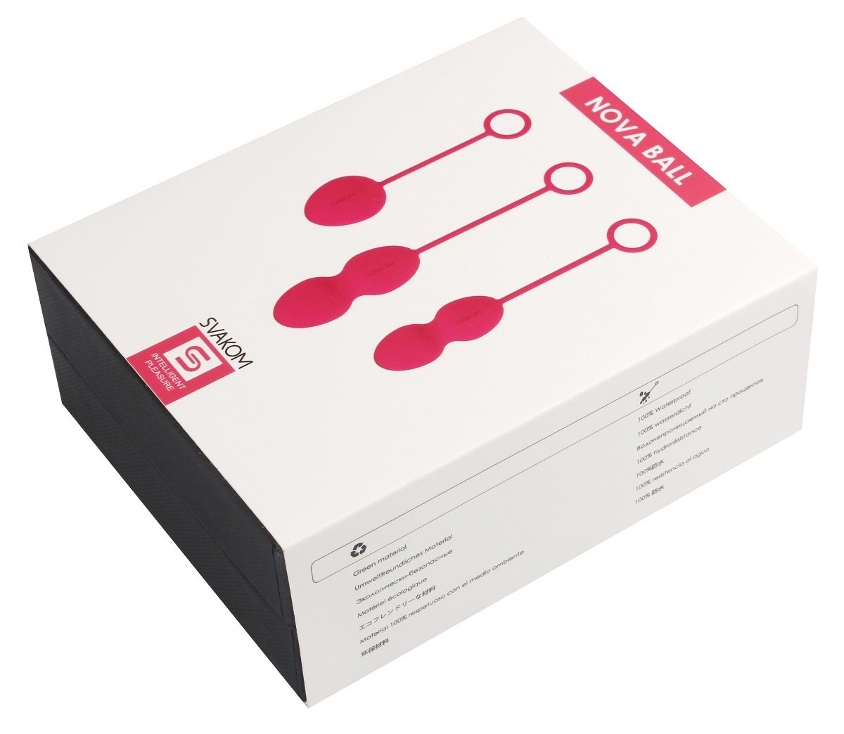 Набор розовых вагинальных шариков Nova Ball со смещенным центром тяжести - фото 146607 Набор розовых вагинальных шариков Nova Ball со смещенным центром тяжести - фото 146607