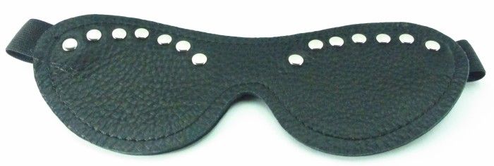 Черная маска с декором - фото 146669