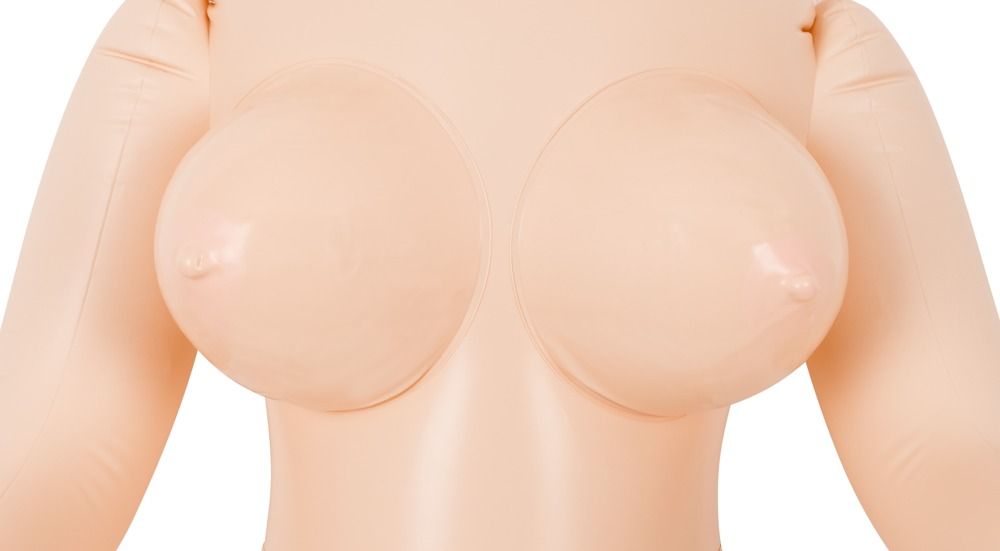 Надувная секс-кукла Cum Swallowing с вибрацией - фото 146941