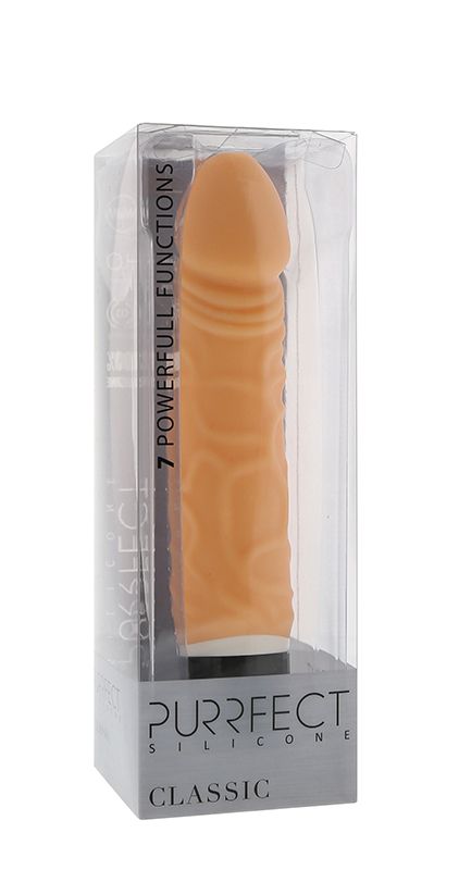 Реалистичный 7-скоростной вибратор PURRFECT SILICONE CLASSIC 6.5INCH FLESH - 16,5 см. - фото 182752 Реалистичный 7-скоростной вибратор PURRFECT SILICONE CLASSIC 6.5INCH FLESH - 16,5 см. - фото 182752