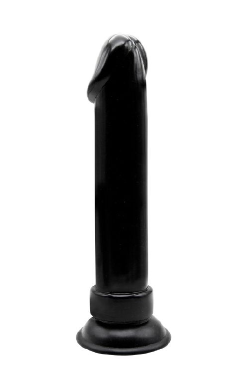 Чёрный анальный фаллоимитатор MENZSTUFF BLACK KNIGHT 9INCH BUTT PLUG - 23 см. - фото 147027