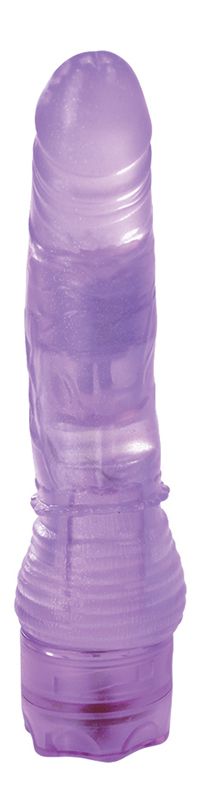 Фиолетовый гелевый вибратор THE PATH FINDER 6 JELLY PURPLE - 15,2 см. - фото 314967