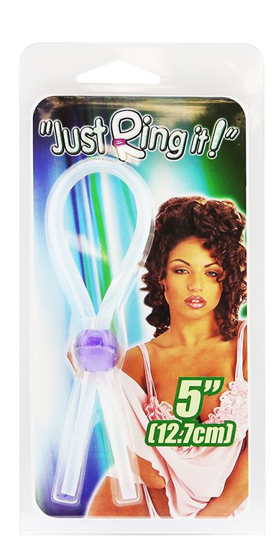 Прозрачное лассо с фиолетовой бусиной SILICONE COCK RING WITH BEAD LAVENDER - фото 147094 Прозрачное лассо с фиолетовой бусиной SILICONE COCK RING WITH BEAD LAVENDER - фото 147094