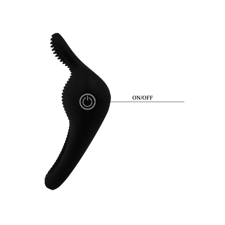 Чёрное эрекционное виброкольцо Thimble - фото 147655 Чёрное эрекционное виброкольцо Thimble - фото 147655