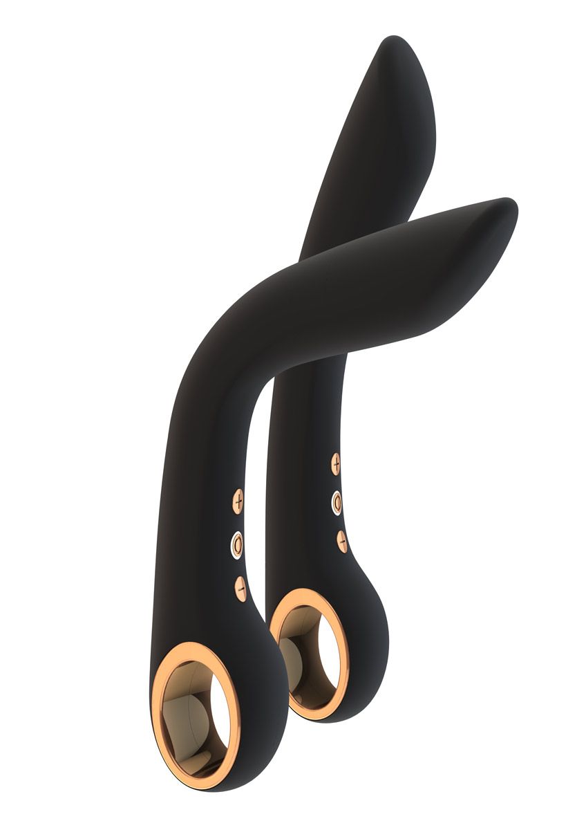 Черный вибратор Ombra - 21,5 см. - фото 147886 Черный вибратор Ombra - 21,5 см. - фото 147886