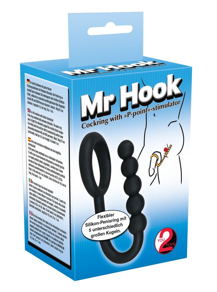 Эрекционное кольцо с анальной цепочкой Cockring with Balls - фото 148126 Эрекционное кольцо с анальной цепочкой Cockring with Balls - фото 148126