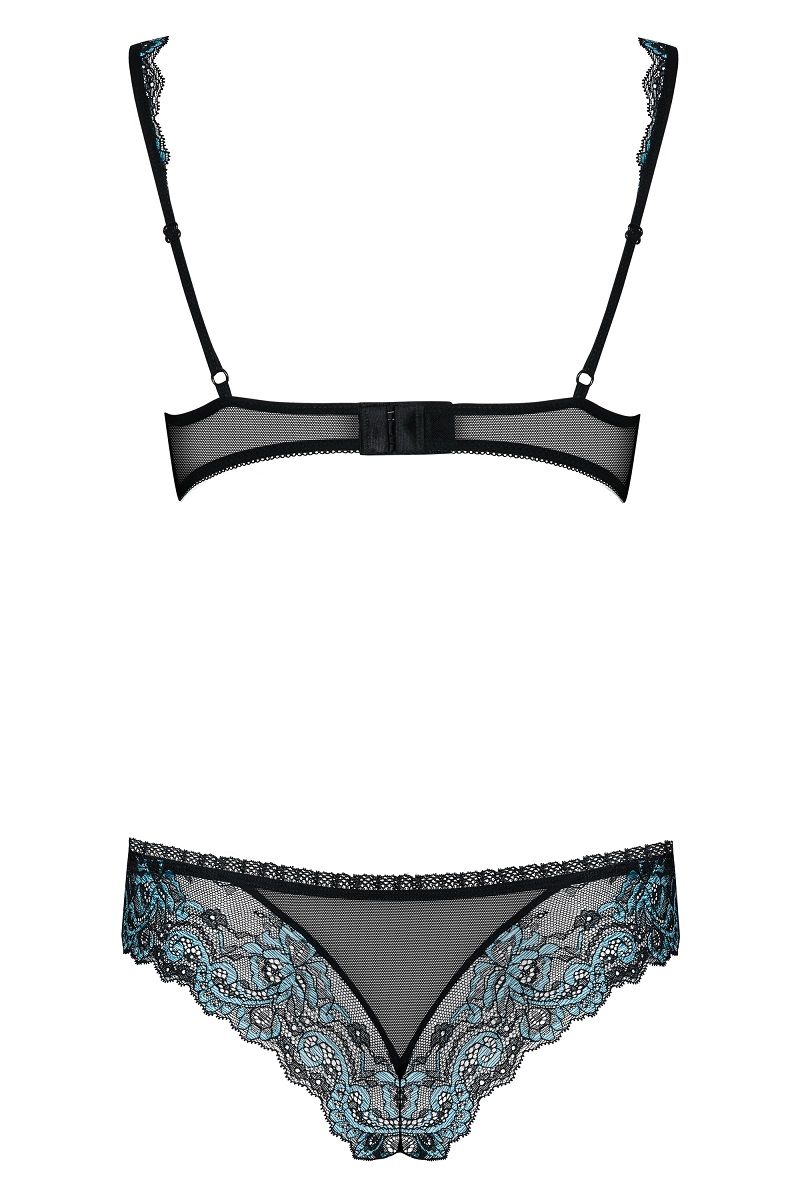Сексуальный комплект Amanta с двухцветным кружевом - фото 148387