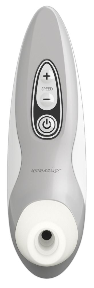 Бело-серебристый бесконтактный стимулятор клитора Womanizer Pro40 - фото 148806 Бело-серебристый бесконтактный стимулятор клитора Womanizer Pro40 - фото 148806