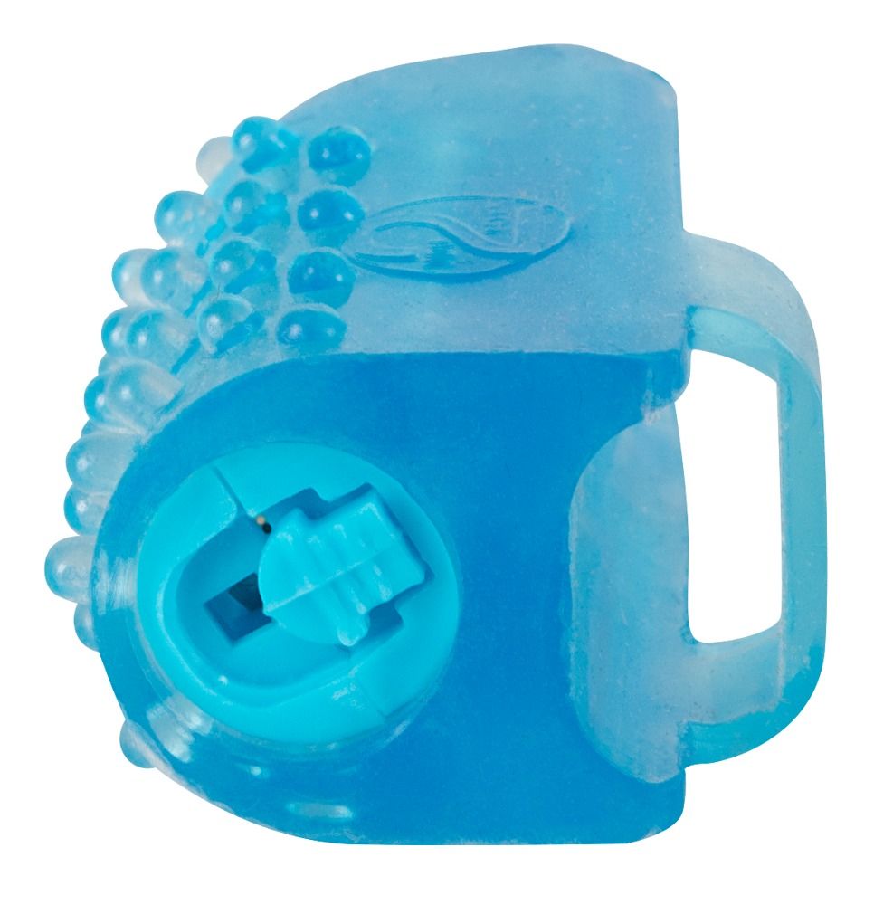 Голубая насадка на палец с вибрацией One-time Finger Vibrator - фото 149009 Голубая насадка на палец с вибрацией One-time Finger Vibrator - фото 149009