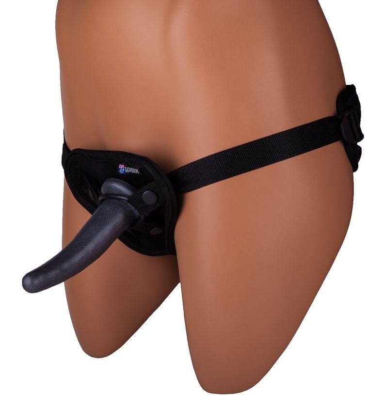 Страпон с 2 насадками и вибрацией UniStrap - 19 и 12 см. - фото 149213 Страпон с 2 насадками и вибрацией UniStrap - 19 и 12 см. - фото 149213