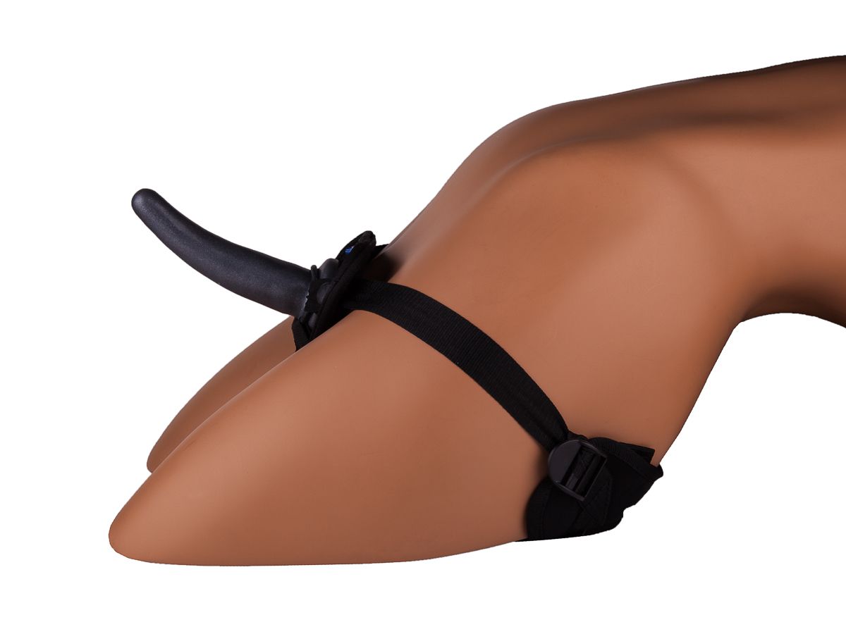 Страпон с 2 насадками и вибрацией UniStrap - 19 и 12 см. - фото 149214 Страпон с 2 насадками и вибрацией UniStrap - 19 и 12 см. - фото 149214