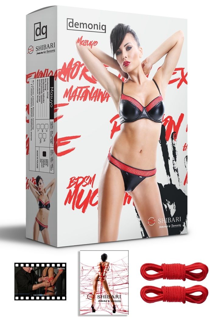 Комплект белья Masuyo с верёвками для связывания - фото 149724