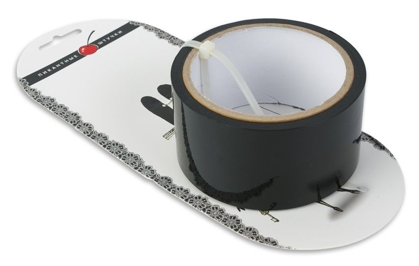 Липкая лента для связывания чёрного цвета - фото 149763 Липкая лента для связывания чёрного цвета - фото 149763