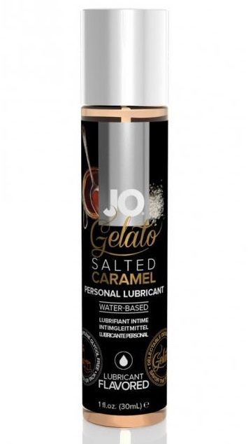 Лубрикант с ароматом солёной карамели JO GELATO SALTED CARAMEL - 30 мл. - фото 149770
