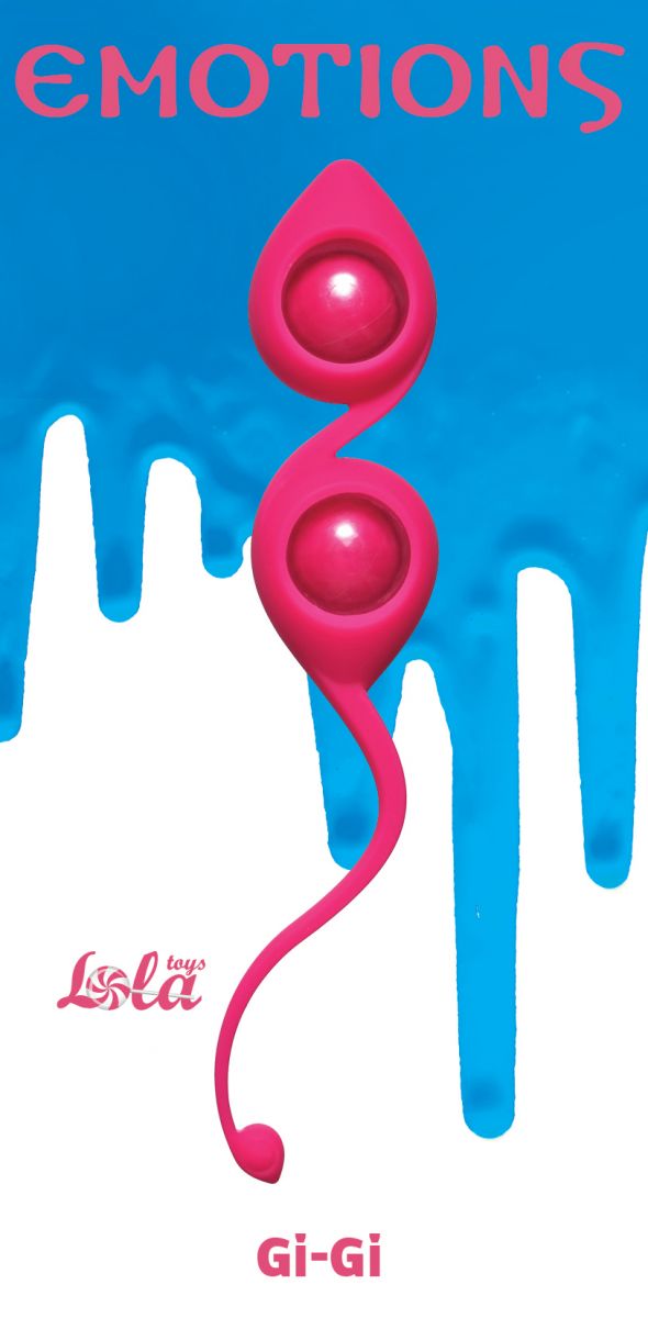 Розовые вагинальные шарики Emotions Gi-Gi - фото 149883