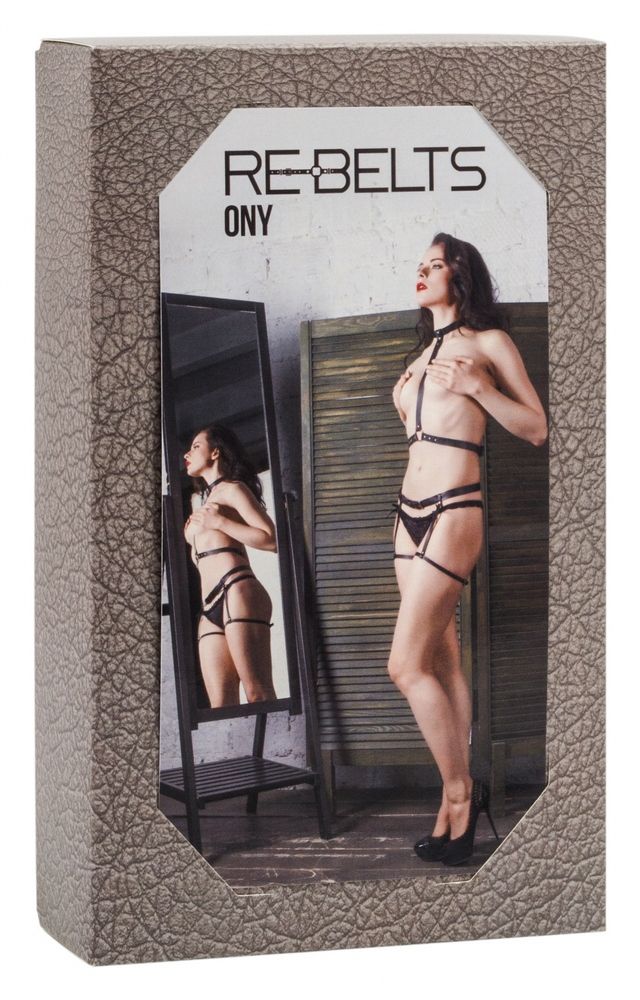 Портупея-чокер Ony Black - фото 150127