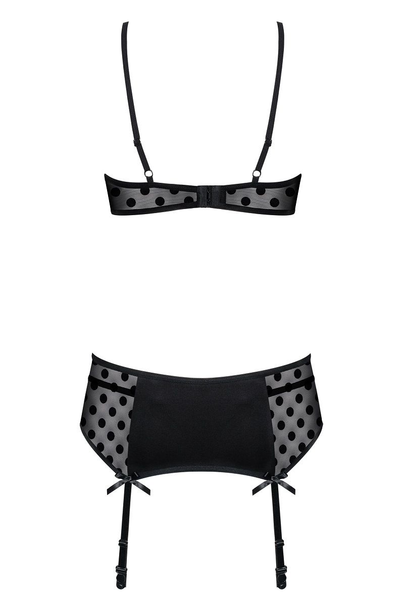 Игривый комплект с поясом в горошек Dotina - фото 150178 Игривый комплект с поясом в горошек Dotina - фото 150178