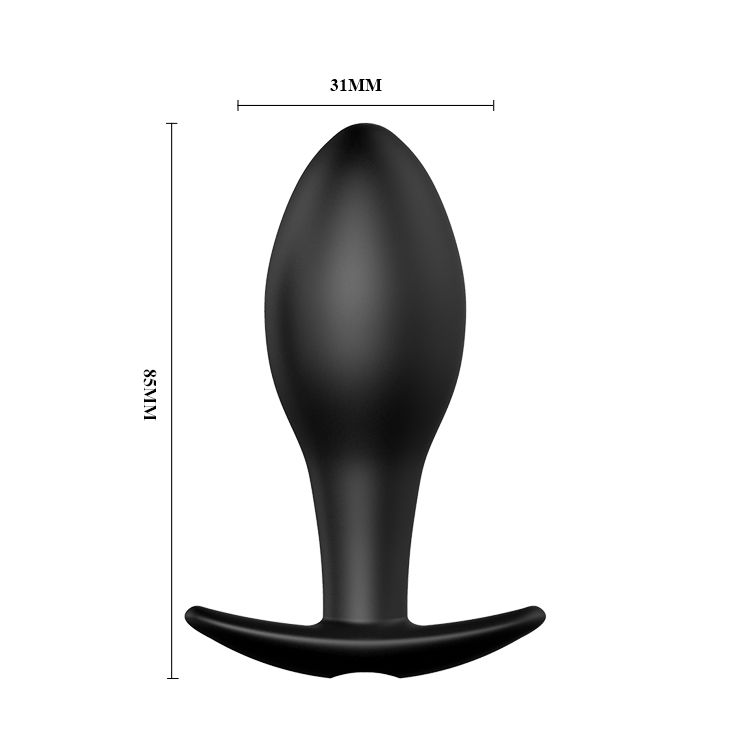 Чёрная анальная пробка с пультом управления - 8,5 см. - фото 150609 Чёрная анальная пробка с пультом управления - 8,5 см. - фото 150609
