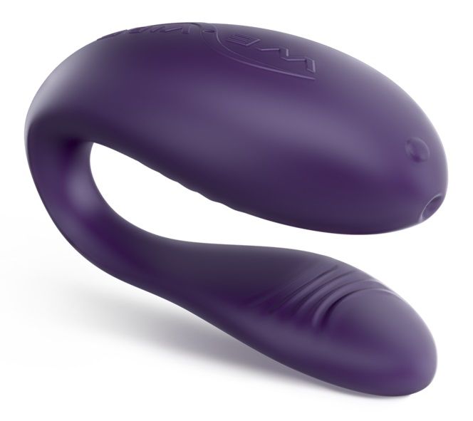 Фиолетовый вибратор для пар We-Vibe Unite Purple - фото 150785
