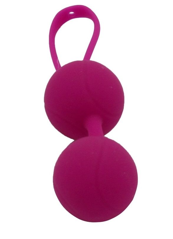 Ярко-розовый набор для тренировки вагинальных мышц Kegel Balls - фото 151030