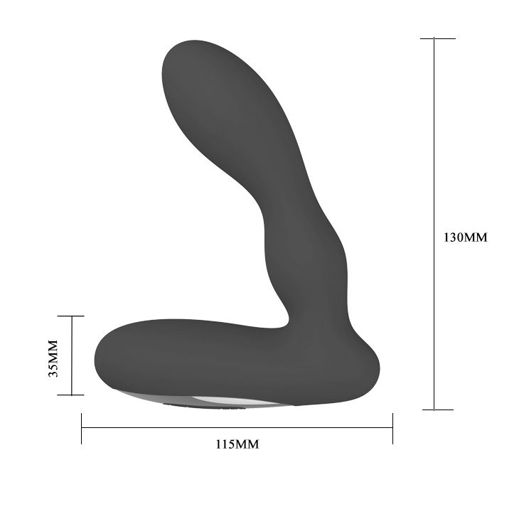 Чёрный вибромассажер простаты Brave - фото 151509 Чёрный вибромассажер простаты Brave - фото 151509