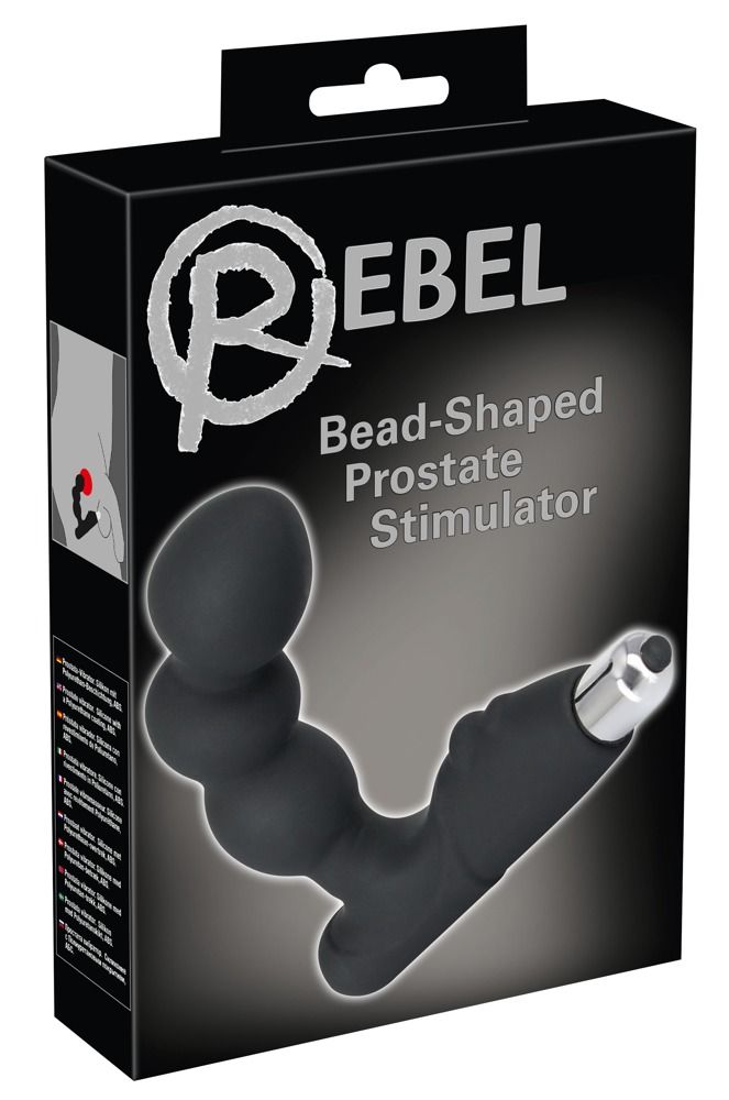 Стимулятор простаты с вибрацией Rebel Bead-shaped Prostate Stimulator - фото 151795