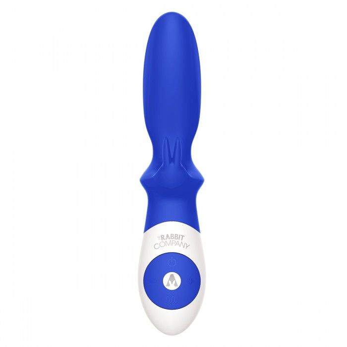 Синий вибратор для стимуляции простаты BACKDOOR RABBIT - фото 151897