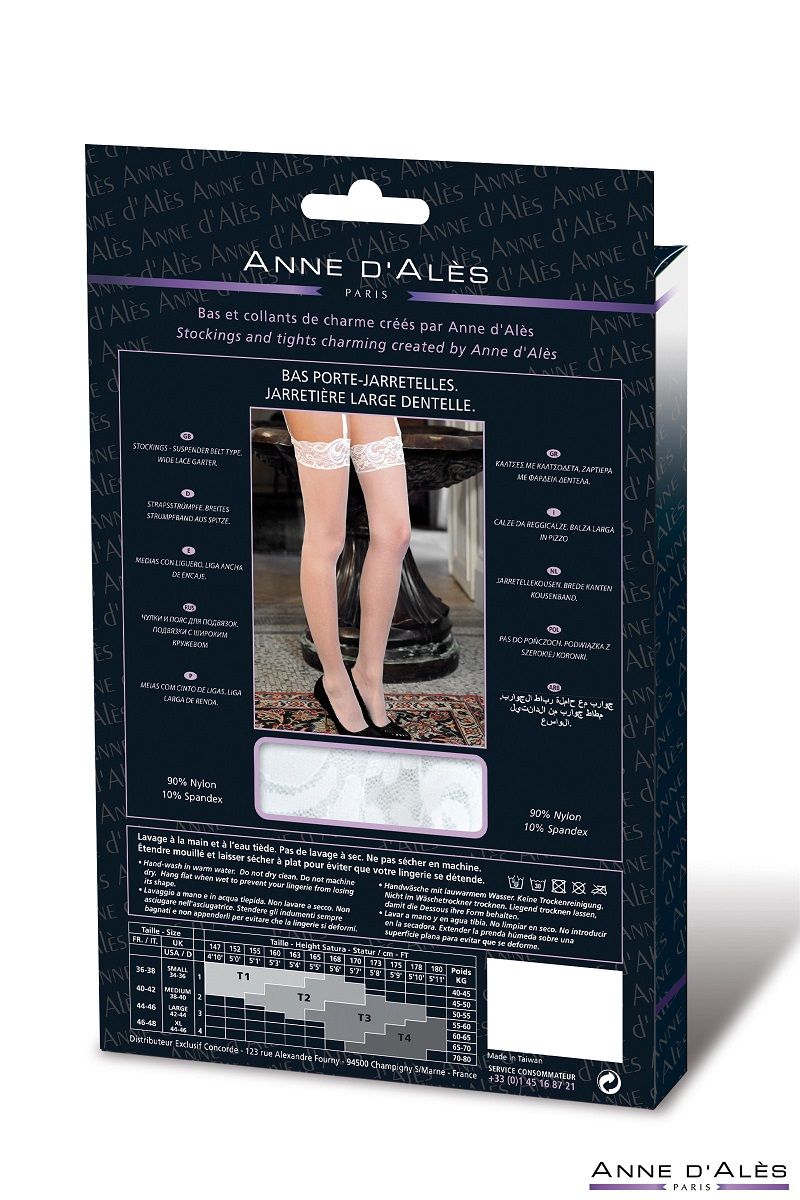 Чулки под пояс Bruna с широкой кружевной резинкой - фото 151944 Чулки под пояс Bruna с широкой кружевной резинкой - фото 151944