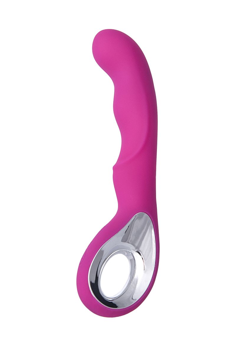 Розовый вибратор Erotist Ave с загнутым кончиком - 20 см. - фото 152665 Розовый вибратор Erotist Ave с загнутым кончиком - 20 см. - фото 152665