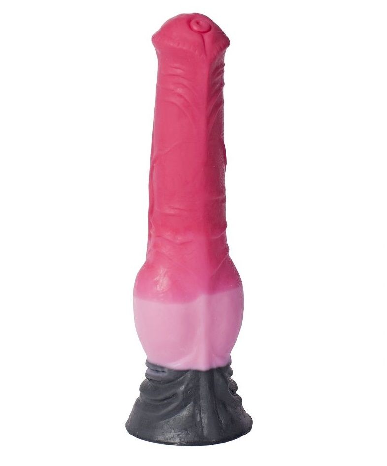 Розовый фаллоимитатор  Пони  - 24,5 см. - фото 152739