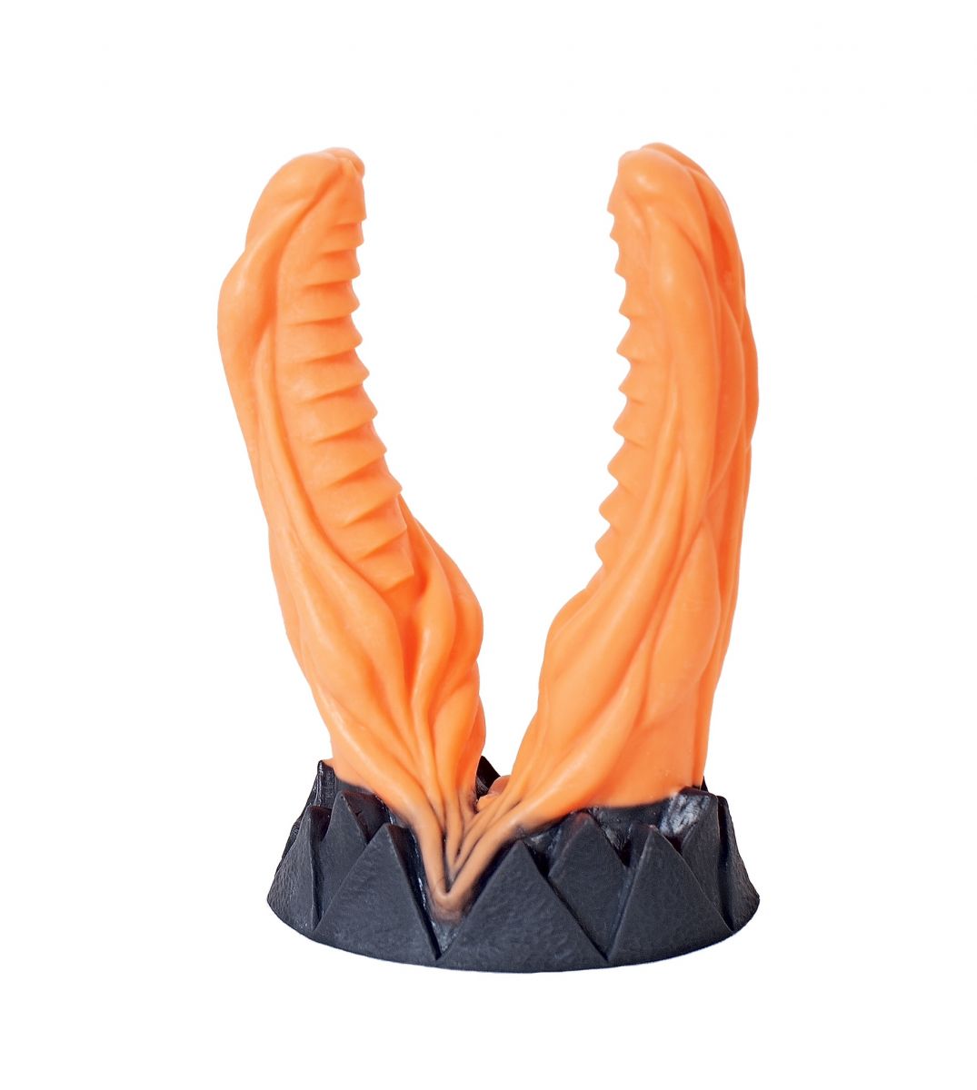 Дизайнерский стимулятор Анаконда с двумя стволами - 22 см. - фото 152748