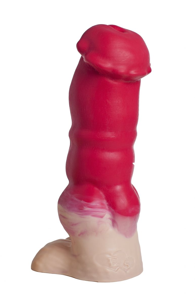Ярко-розовый фаллоимитатор-гигант  Фелкин Large+  - 27 см. - фото 246174