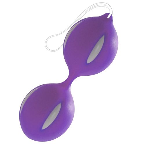Фиолетово-белые вагинальные шарики