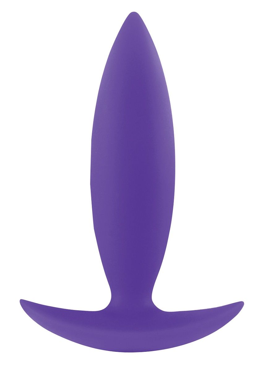Фиолетовая анальная пробка для ношения INYA Spades Small - 10,2 см. - фото 153578