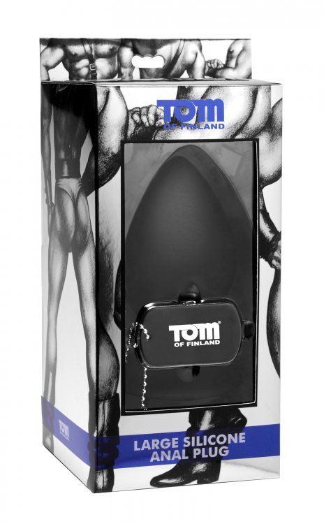 Анальная пробка Tom of Finland XL Silicone Anal Plug - 14 см. - фото 155235