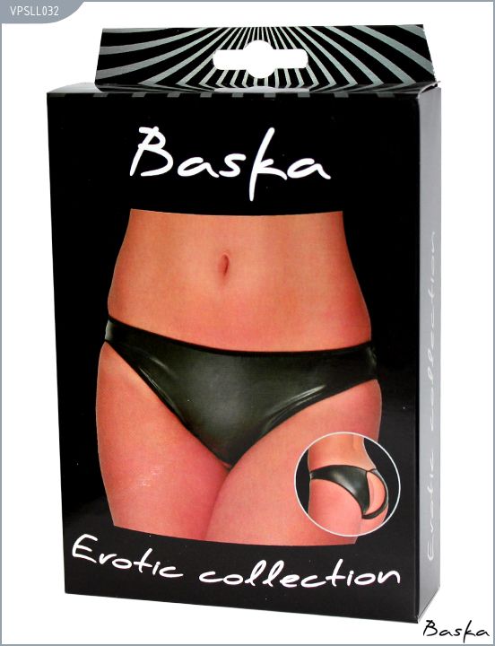 Контактные трусики-слипы из материала с wet-эффектом - фото 155364