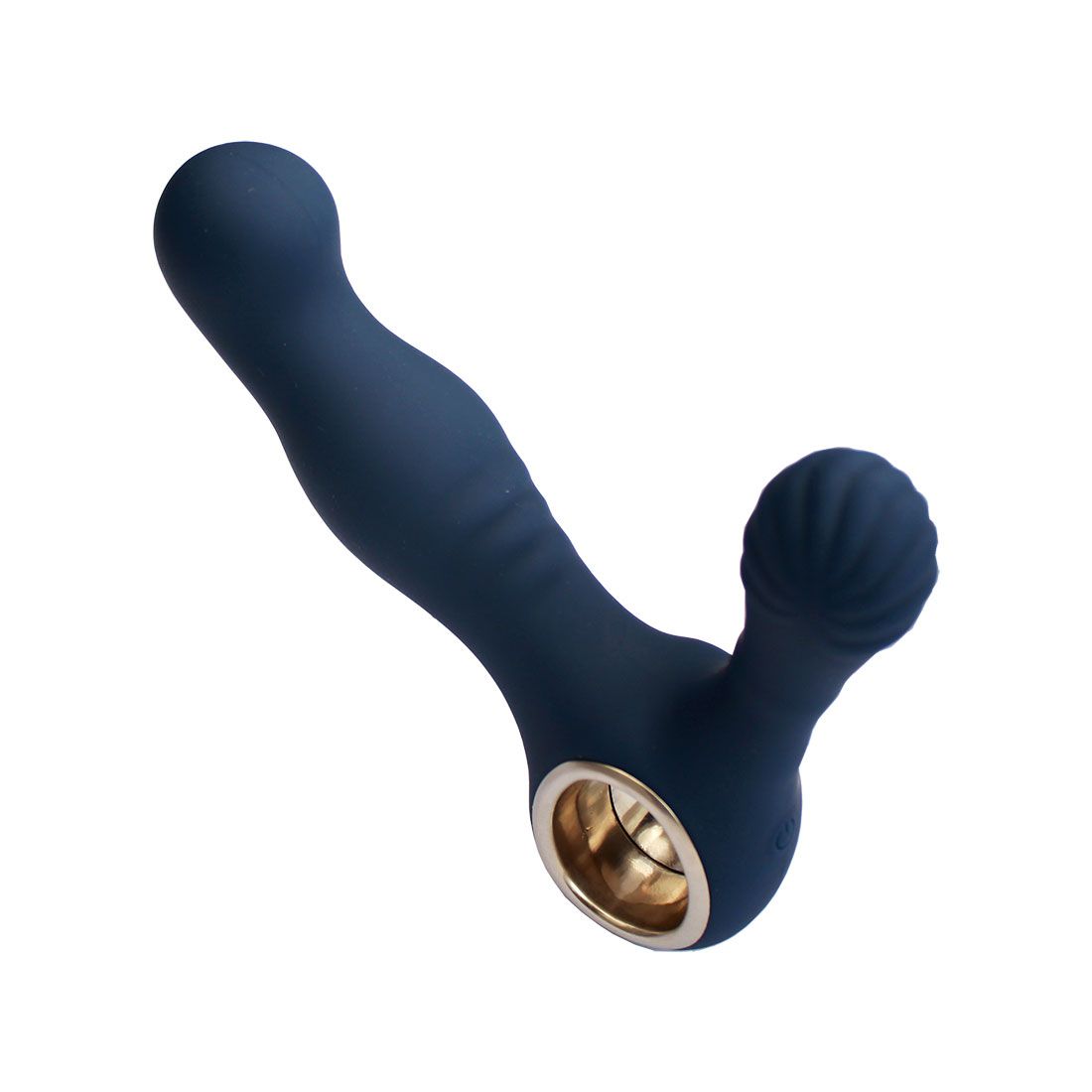 Синий вибромассажёр простаты Lust King - фото 156271