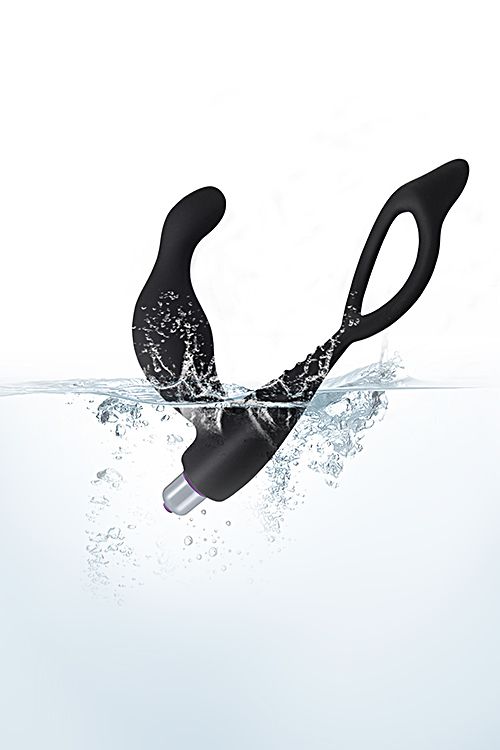 Стимулятор простаты Levett Gaius с дополнительным кольцом на мошонку - фото 156343