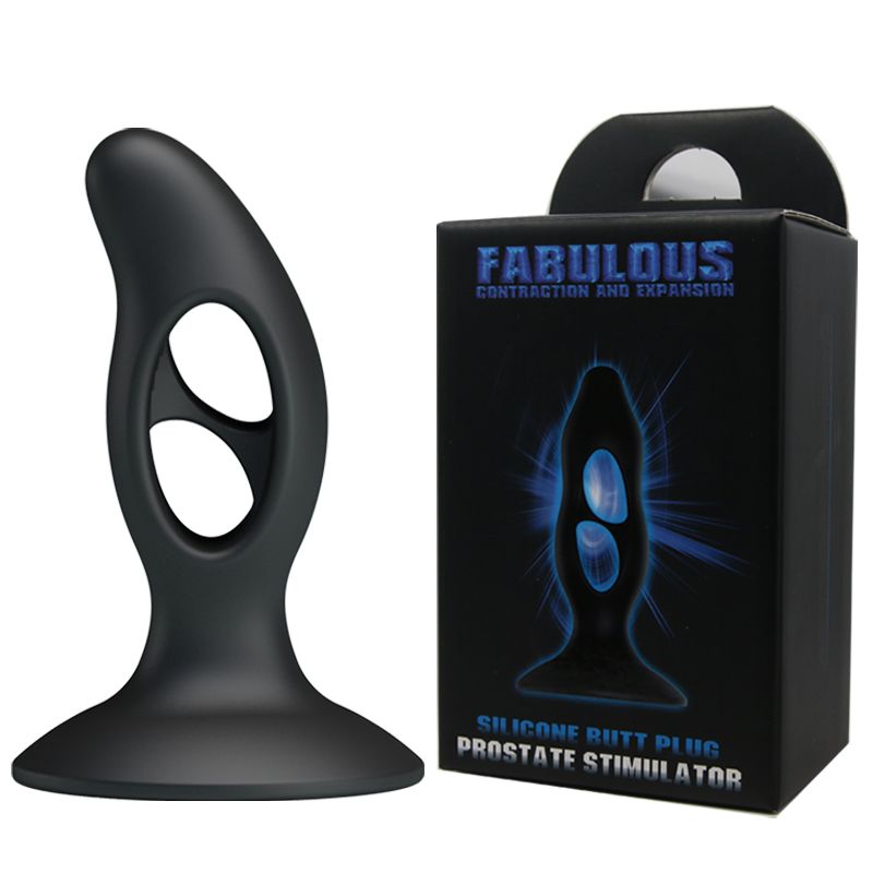 Чёрный массажёр простаты Silicone Butt Plug - 9,3 см. - фото 156778 Чёрный массажёр простаты Silicone Butt Plug - 9,3 см. - фото 156778