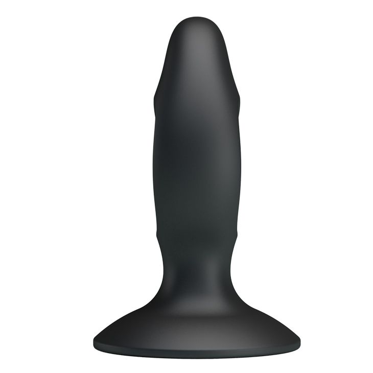 Чёрный массажёр простаты Silicone Butt Plug - 9,3 см. - фото 156780 Чёрный массажёр простаты Silicone Butt Plug - 9,3 см. - фото 156780