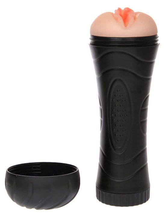 Мастурбатор-вагина Lolita в тубе c вибрацией - фото 157252