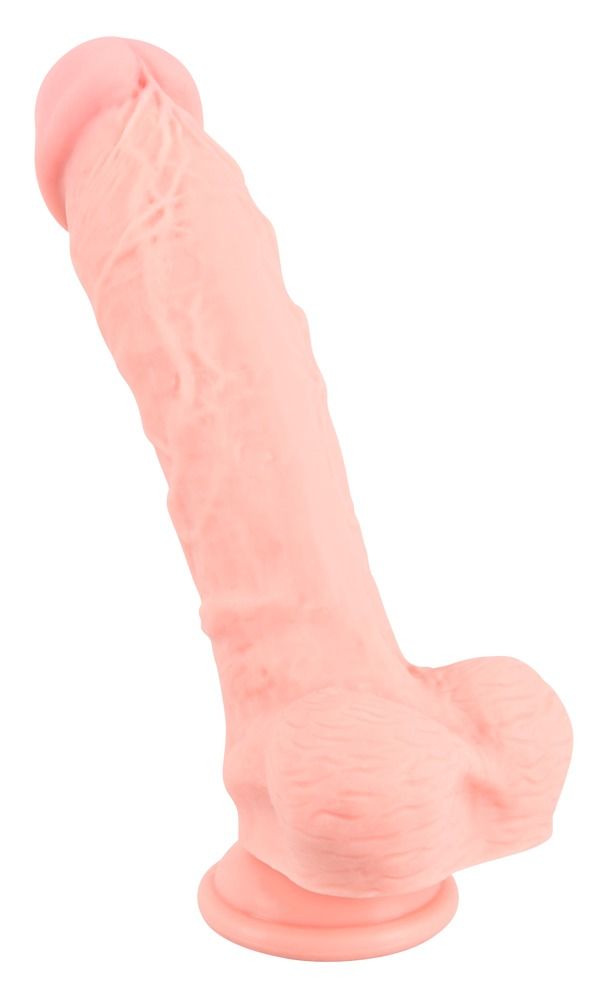 Реалистичный фаллоимитатор Medical Silicone Dildo - 24 см. - фото 159477