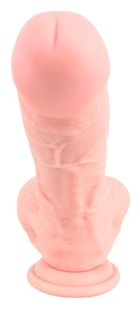 Реалистичный фаллоимитатор Medical Silicone Dildo - 24 см. - фото 159478