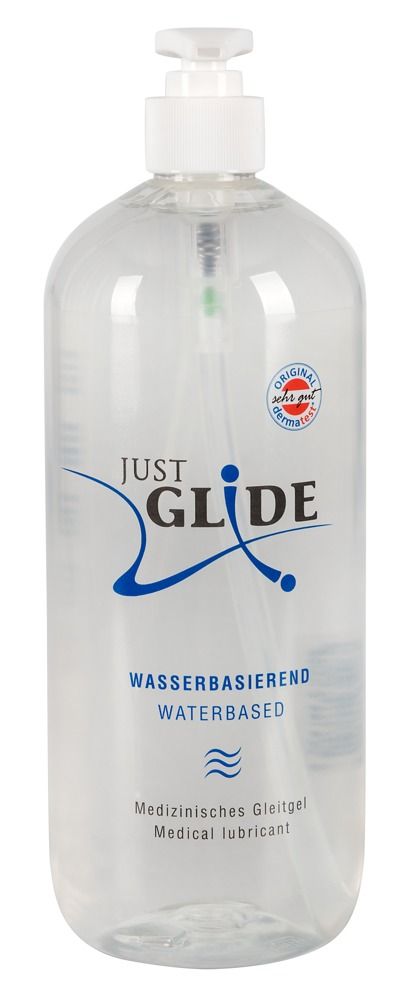 Гель-смазка на водной основе Just Glide Waterbased - 1000 мл. - фото 159495